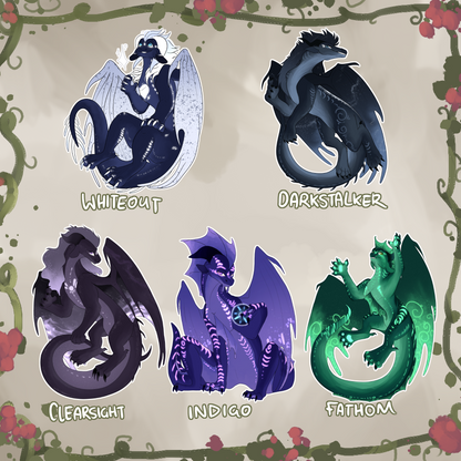 Darkstalker Legends // Wings of Fire 3" Acrylic Charms