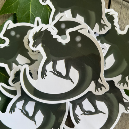 B-Grade Jade Winglet + Peril [Version 2] Wings of Fire 3" Stickers