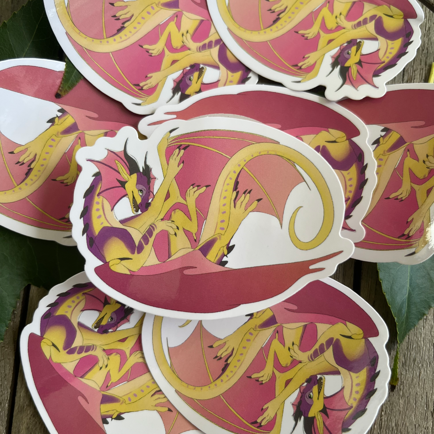 B-Grade Jade Winglet + Peril [Version 2] Wings of Fire 3" Stickers