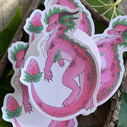 Icecream Themed Dragons // 3" Vinyl Sticker