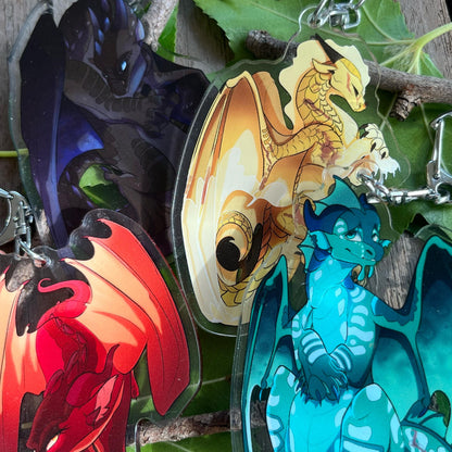 Talons of Peace // Wings of Fire 3" Acrylic Charms