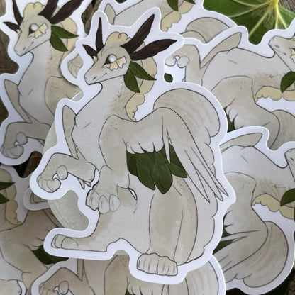 Icecream Themed Dragons // 3" Vinyl Sticker