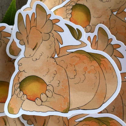 Icecream Themed Dragons // 3" Vinyl Sticker