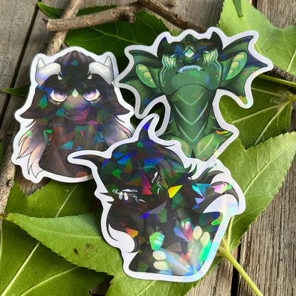 Darkstalker Legends // 2.5" Holographic Sticker