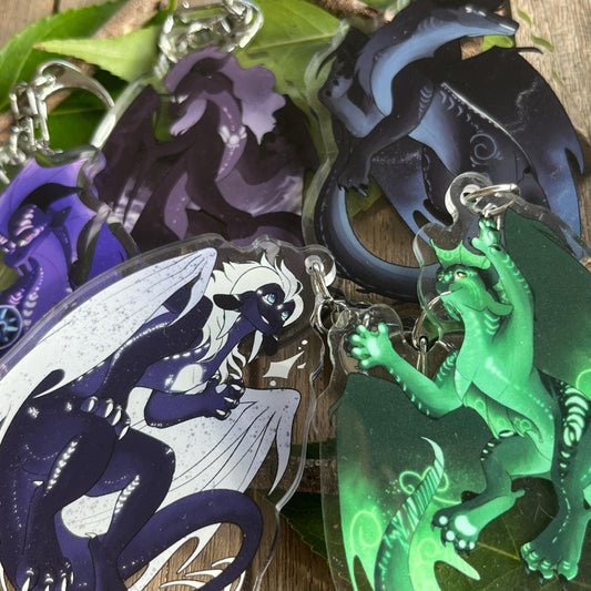 Darkstalker Legends // Wings of Fire 3" Acrylic Charms